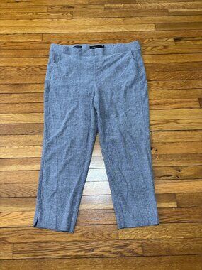 Torrid Studio Womens Pull-on Relaxed Tapered Pants Plus 3 SHORT 3X Gray Comfort